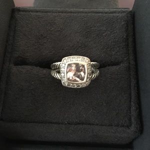 David yurman pet. Albion ring w/ morganite & dmnds